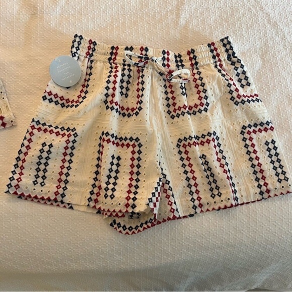 Hill House The Audrey Short in Geo Eyelet- Size S; New with Tags